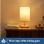 Đèn ngủ để bàn đầu giường decor trang trí phòng Tao1501 - Ánh sáng dịu mắt (Sử dụng phích cắm)