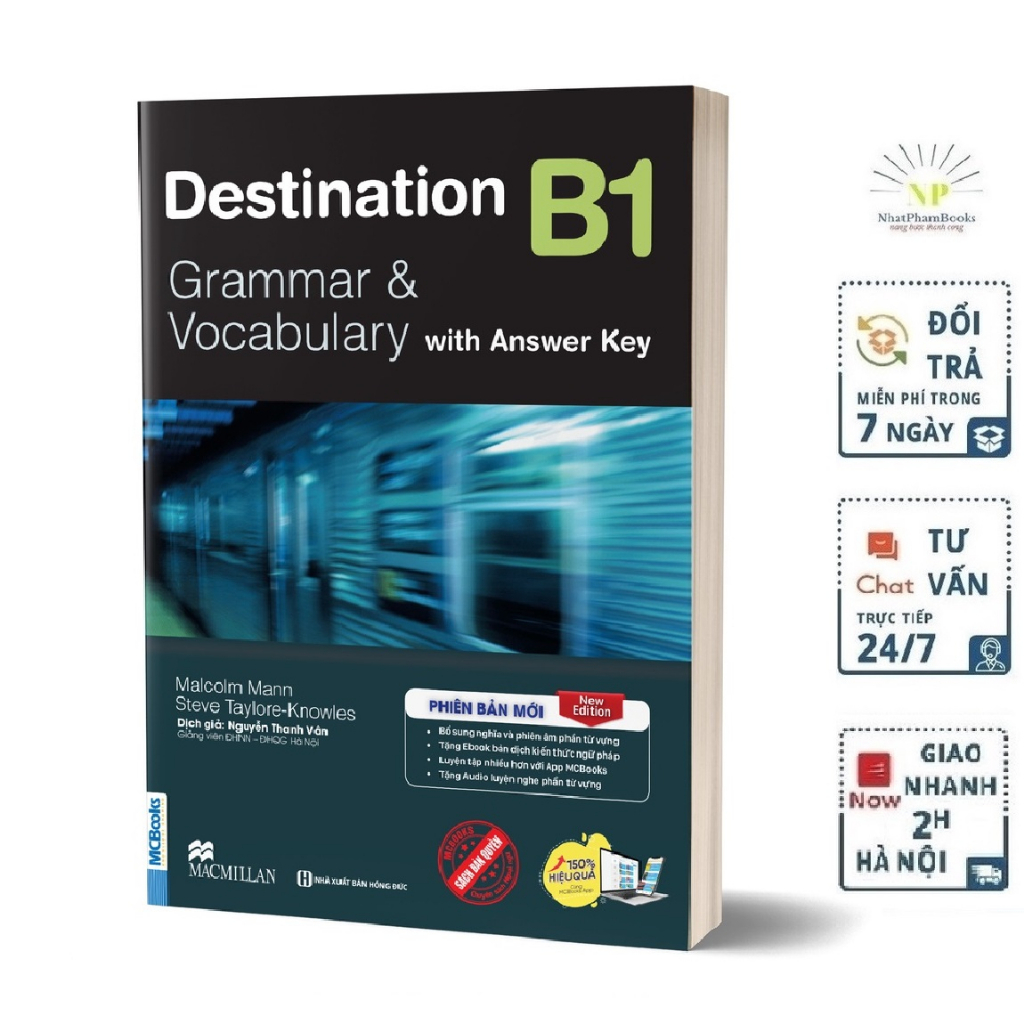 Sách - Destination B1 Grammar and Vocabulary Kèm đáp án - (Có File Nghe)