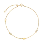 Lắc Chân Vàng 14k LCLF91 Huy Thanh Jewelry — ảnh 2