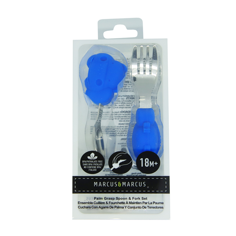 Ảnh Bộ Thìa Nĩa Tập Ăn Palm Grasp Marcus & Marcus Cho Bé Từ 18 Tháng 3