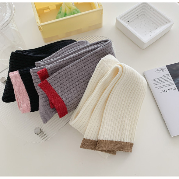 Vớ Tất siêu cao cổ 3 màu phong cách dễ thương và xinh xắn