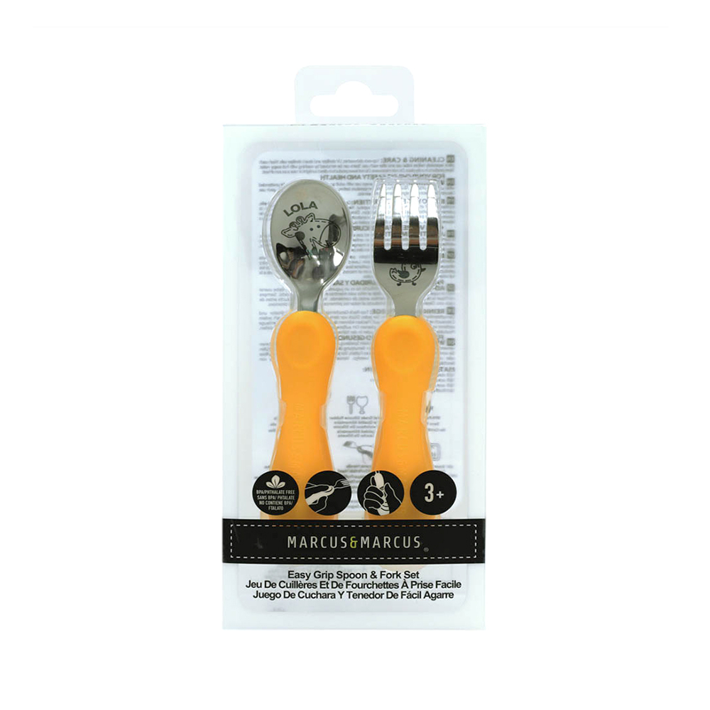 Ảnh Bộ Thìa Nĩa Ăn Dặm Easy Grip Marcus & Marcus Cho Bé Từ 3 Tuổi 2