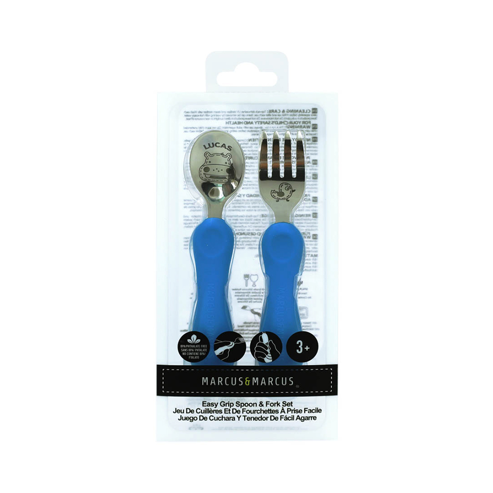 Ảnh Bộ Thìa Nĩa Ăn Dặm Easy Grip Marcus & Marcus Cho Bé Từ 3 Tuổi 3