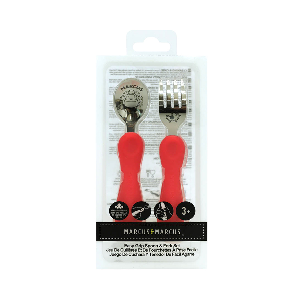 Ảnh Bộ Thìa Nĩa Ăn Dặm Easy Grip Marcus & Marcus Cho Bé Từ 3 Tuổi 4