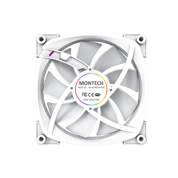 Quạt tản nhiệt Montech AX120 PWM / RX120 PWM - 9 cánh quạt siêu bền LED ARGB - Hàng chính hãng | BigBuy360 - bigbuy360.vn