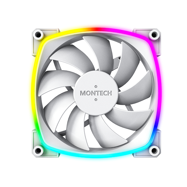 Quạt tản nhiệt Montech AX120 PWM / RX120 PWM - 9 cánh quạt siêu bền LED ARGB - Hàng chính hãng | BigBuy360 - bigbuy360.vn