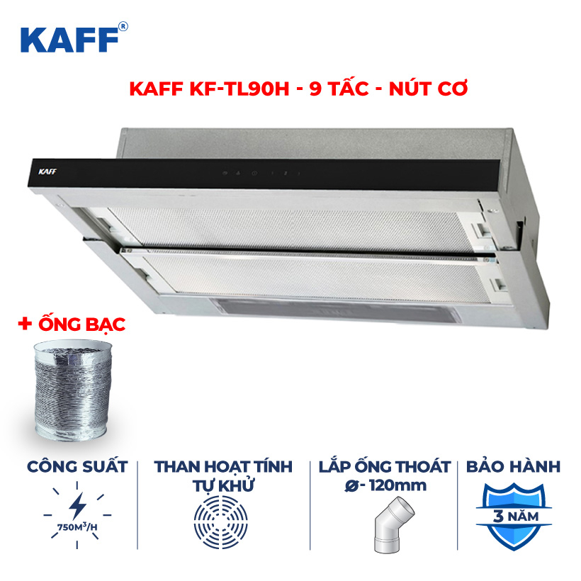Máy hút mùi âm tủ BẾP 9 tấc KAFF KF-TL90H