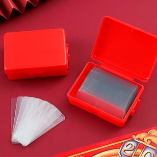 hộp 60 miếng băng keo 2 mặt trong suốt siêu chắc QNshop Handmade