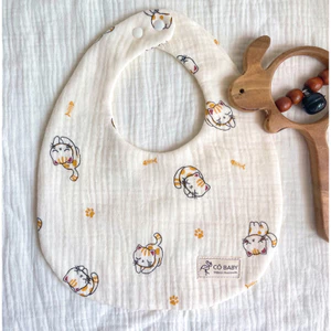YẾM CHỮ U XÔ MUSLIN 5 LỚP STYLE HÀN QUỐC CHO BÉ ĂN DẶM, GIÚP GIỮ ẤM