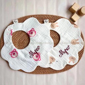 YẾM HOA XÔ MUSLIN 5 LỚP STYLE HÀN QUỐC CHO BÉ