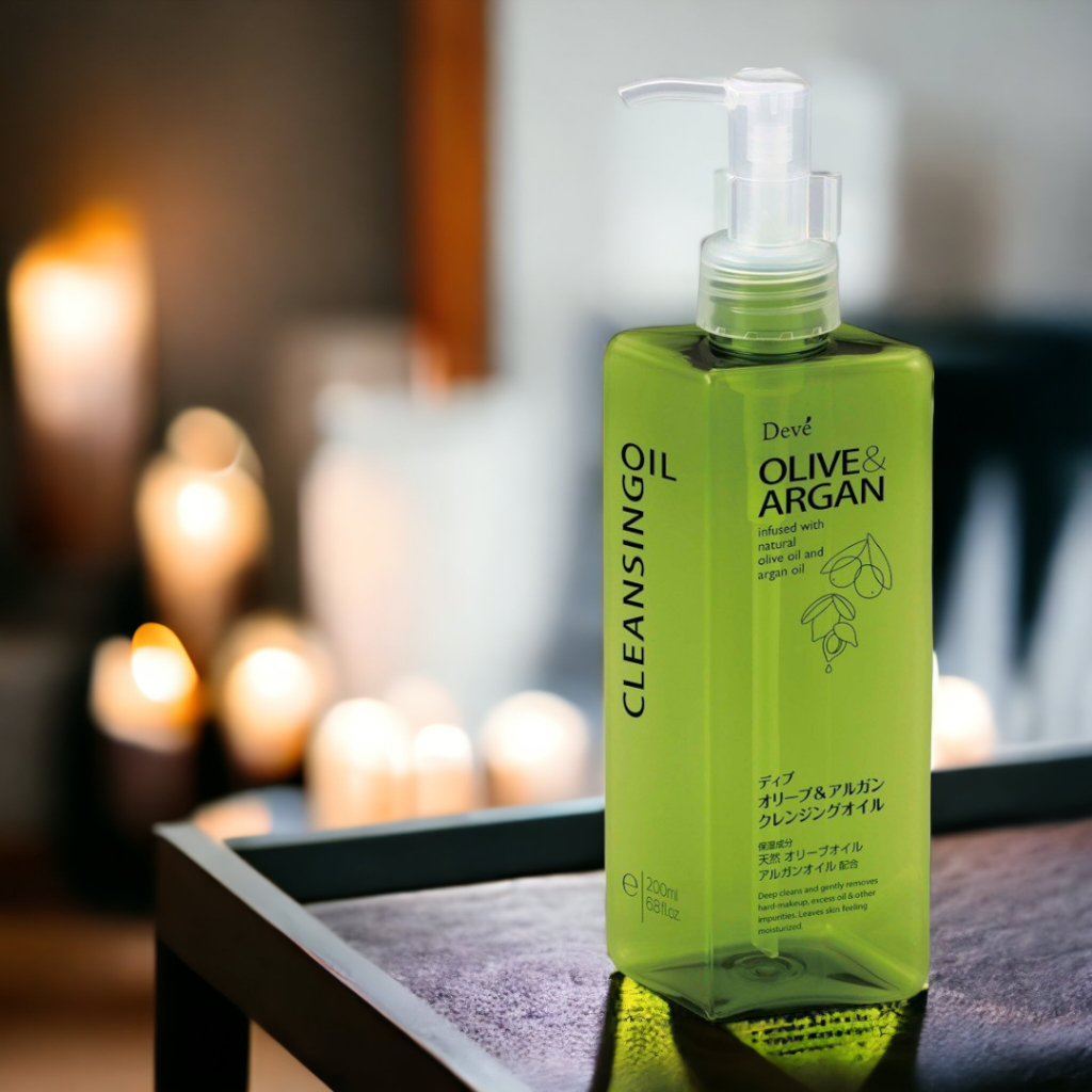 Dầu Tẩy Trang Dưỡng Ẩm Deve Olive & Argan Cleansing Oil (200mL)