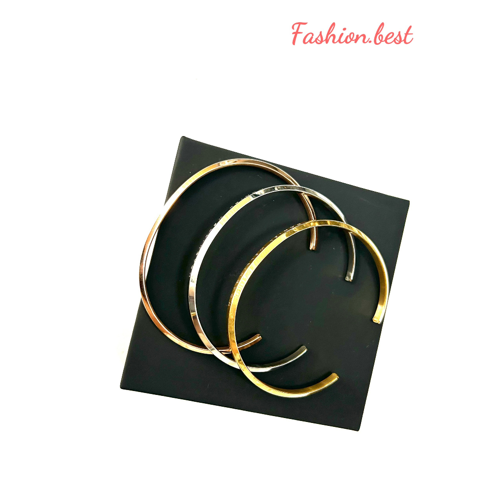 Vòng tay Cuff cao cấp, lắc tay đôi dành cho Nam Nữ phong cách thời trang FASHION.BEST