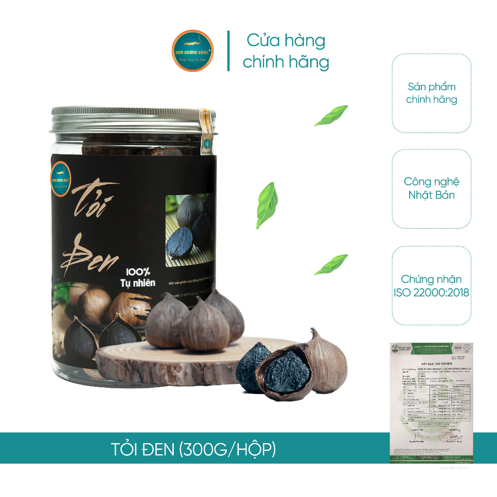 Ảnh Tỏi Đen Kim Cương Vàng Hỗ Trợ Giải Độc Gan, Điều Hòa Huyết Áp Lên Men Tự Nhiên (300Gr/Hộp) 2
