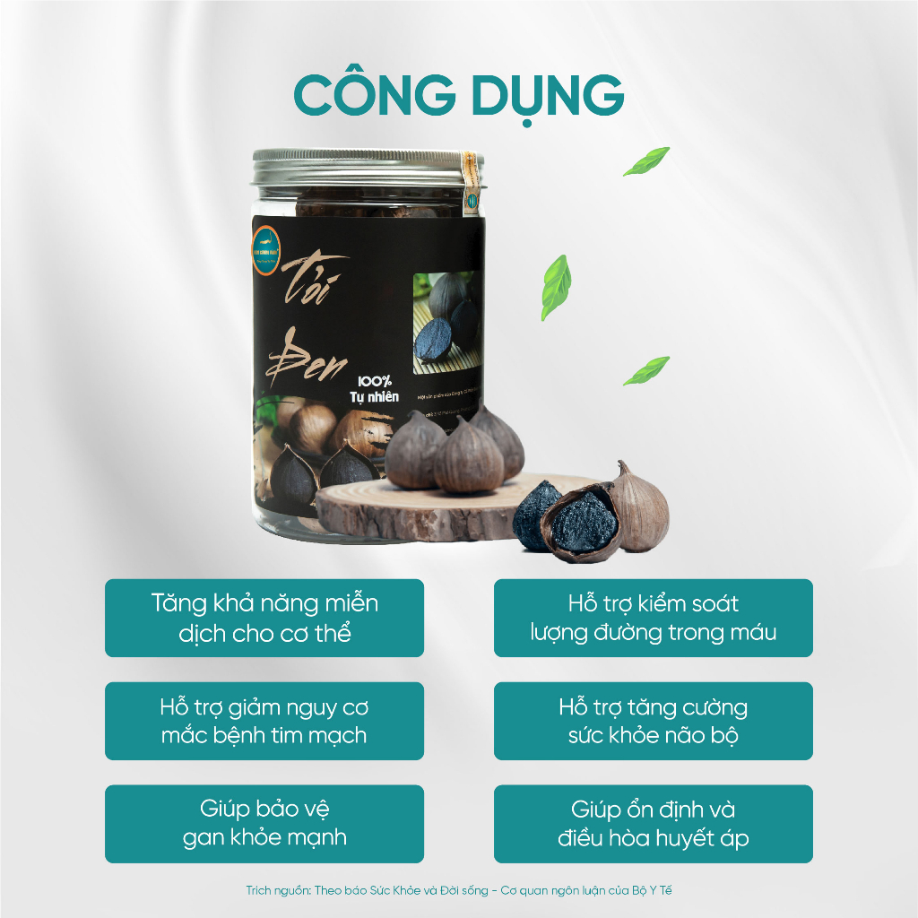 Ảnh Tỏi Đen Kim Cương Vàng Hỗ Trợ Giải Độc Gan, Điều Hòa Huyết Áp Lên Men Tự Nhiên (300Gr/Hộp) 3
