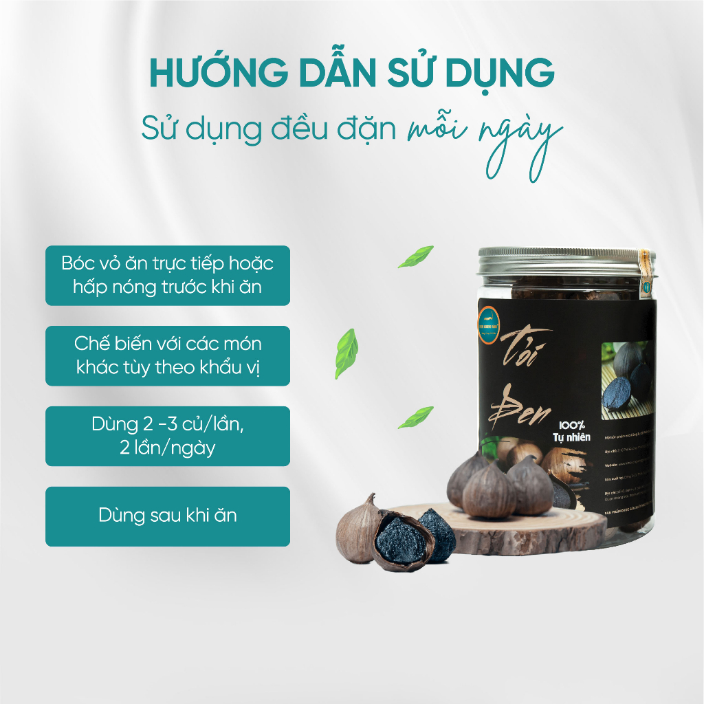 Ảnh Tỏi Đen Kim Cương Vàng Hỗ Trợ Giải Độc Gan, Điều Hòa Huyết Áp Lên Men Tự Nhiên (300Gr/Hộp) 4
