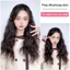 Bộ tóc giả nửa đầu xù xoăn xù mì, có gắn bờm tóc giả Qiqishop - Tóc giả nửa đầu xoăn xù mì dài 60cm