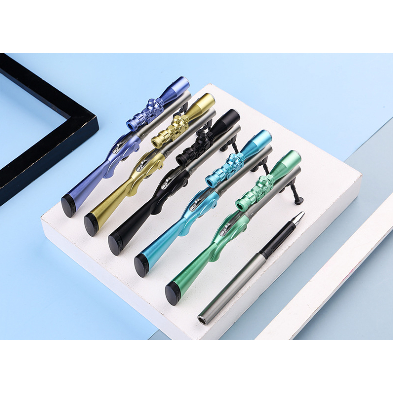 COMBO 5 bút GEL có gắn đèn K98, Mực viết đều