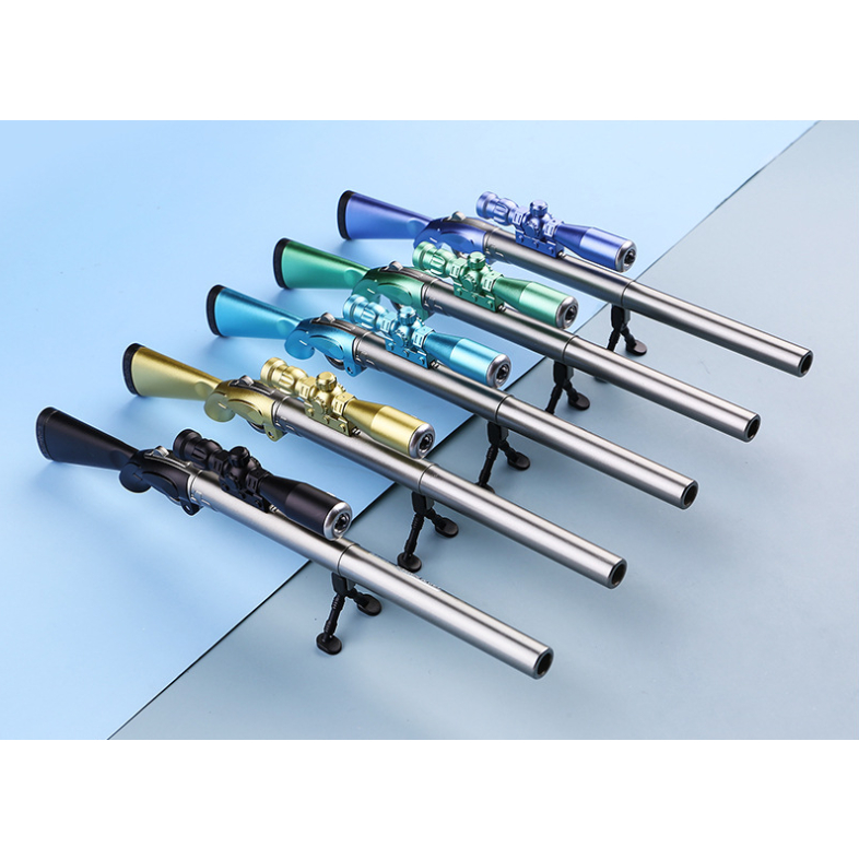 COMBO 5 bút GEL có gắn đèn K98, Mực viết đều