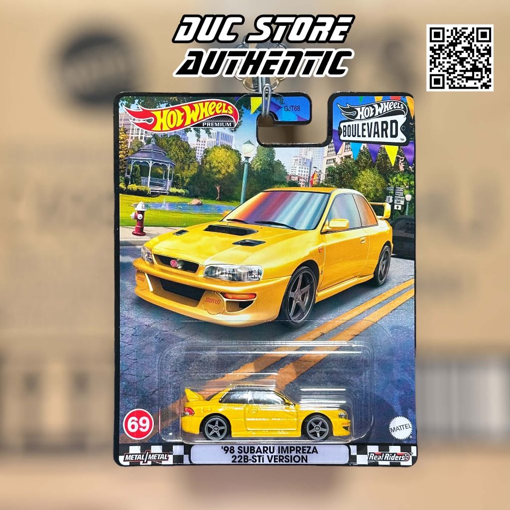 Ducstore Xe Mô Hình Hkf16 Hot Wheels Boulevard 98 Subaru Impreza 22b