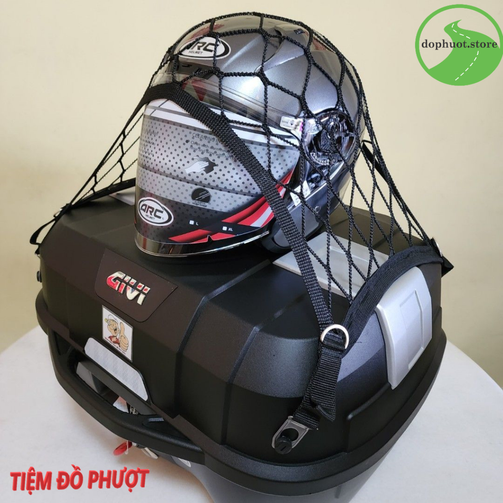 THÙNG SAU GIVI B45NM ADV - Đầy đủ phụ kiện : tựa lưng, lót, lưới ... Bảo hành 2 năm chính hãng