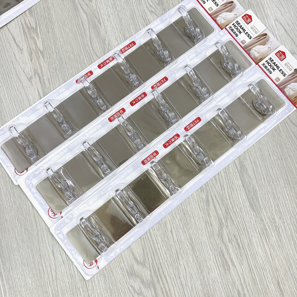 Móc Dán Tường Chịu Lực Treo Quần Áo Vật Dụng Đa Năng, Miếng Dán Tường Siêu Dính Dán Mọi Bề Mặt 3569