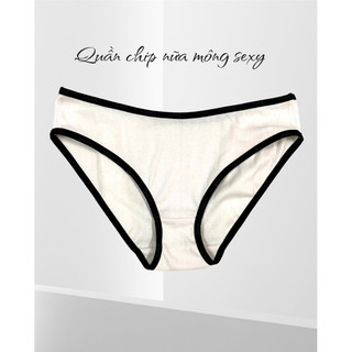 Quần lót nữ, nữa mông, cotton mềm mịn co giãn tốt
