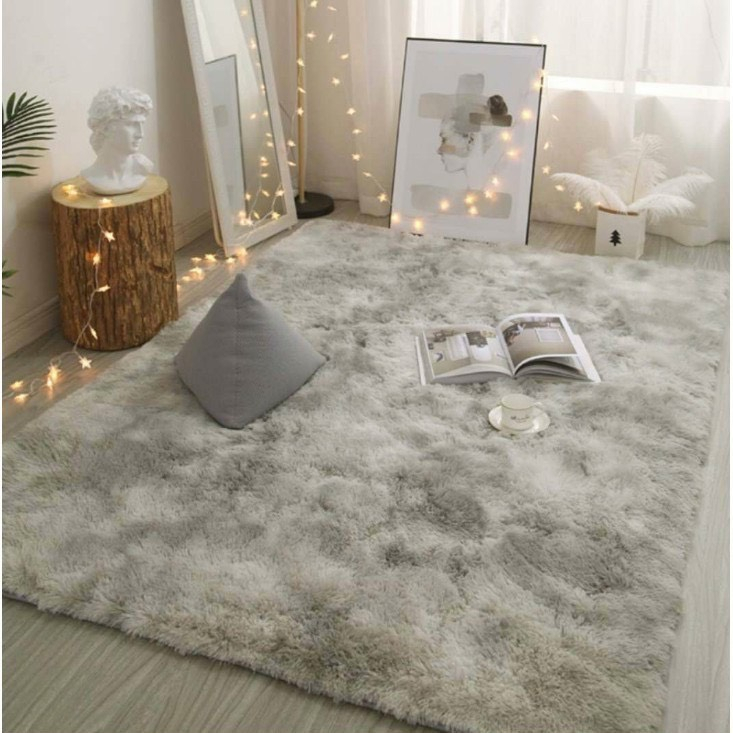 Thảm lông loang, thảm trang trí nhà, lông dày mịn loại 1 Thảm trải sàn phòng khách cao cấp đủ size