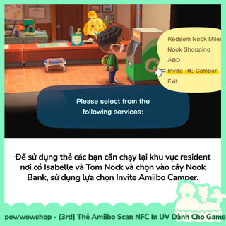 [Sẵn VN - Hỏa Tốc] 3rd Thẻ Amiibo Scan NFC Octopus Series Dành Cho Game Animal Crossing New Horizons Nintendo Switch