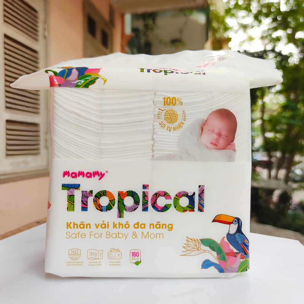 Khăn khô đa năng Mamamy và Mamamy Tropical | Shopee Việt Nam