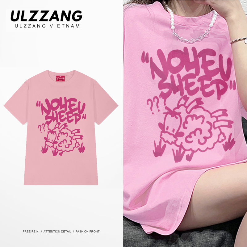 Áo thun local brand ULZZ ulzzang astronaut Unisex tay lỡ form dáng rộng no hev sheep