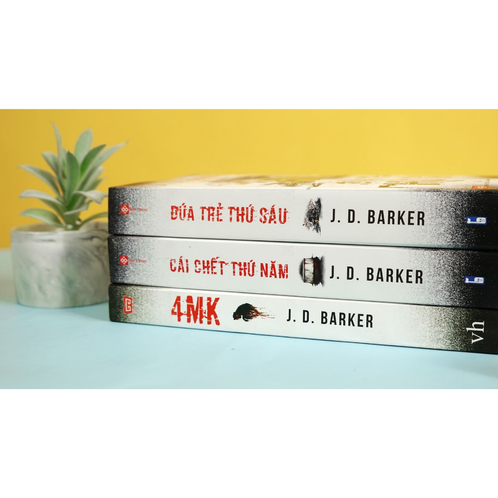 Ảnh Sách trinh thám - 4MK + Cái chết thứ năm + Đứa trẻ thứ sáu ( J.D. Barker ) 1