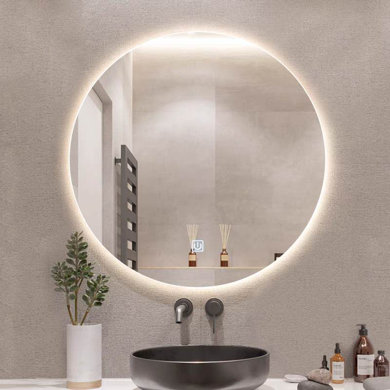 Gương Tròn Treo Tường Đèn Led Cảm Ứng - Gương Soi Gương Decor Cao Cấp Sang Trọng, Hiện Đại, Tinh Tế