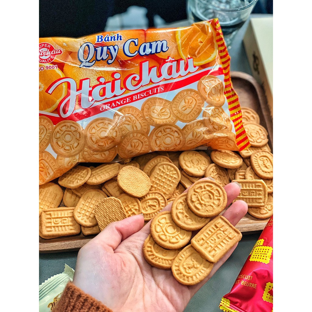 Bánh Quy cam Hải Châu tuổi thơ 130g | Shopee Việt Nam