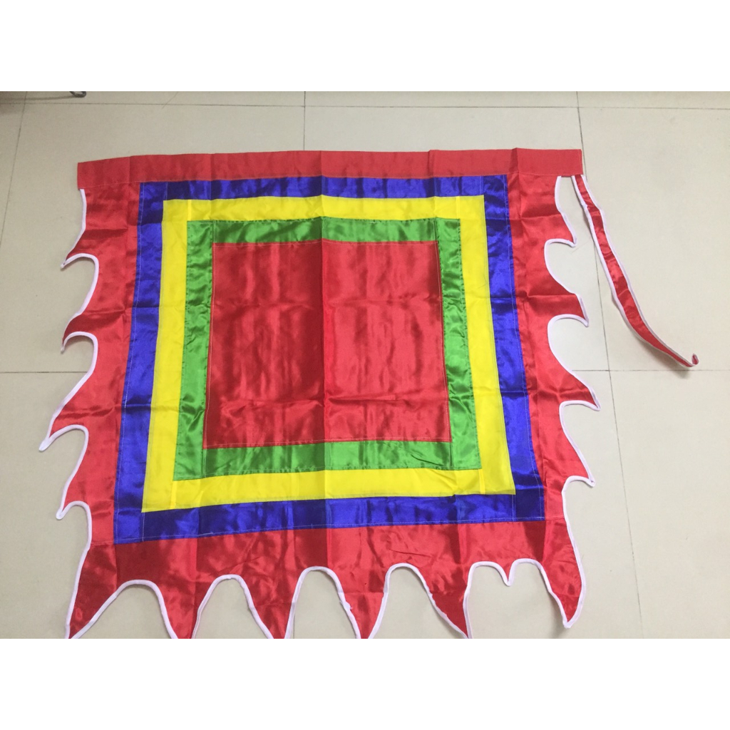 cờ ngũ sắc - cờ thần 2m (nhà Thánh - các quan) | Shopee Việt Nam