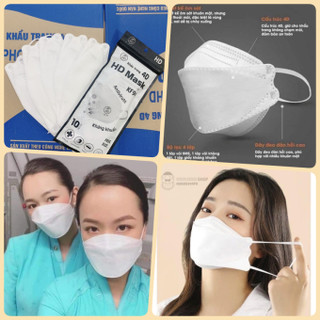sét 100 chiếc khẩu  trang kf94 hoàng dũng 4 lớp kháng khuẩn an toàn