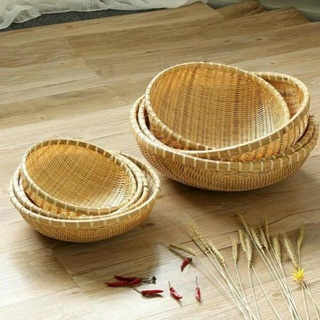 Rá tre rổ tre trang trí rổ rá dùng trang trí đồ ăn size: 20/25/30/35 ...