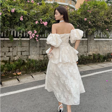 Beach Off-shoulder Dress Daisy