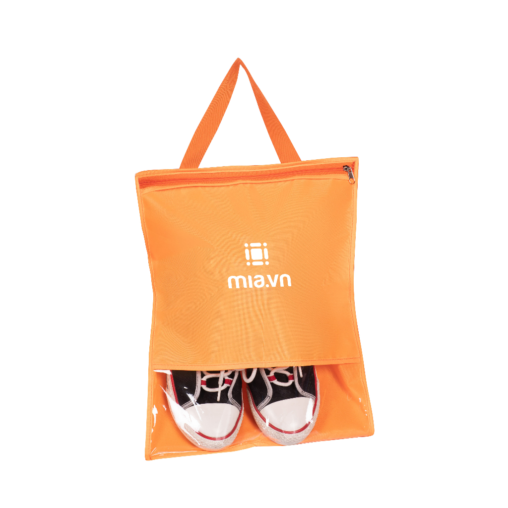 Túi Đựng Đa Năng Mia Pack-it shoes bag II S Orange - Quai xách tiện dụng du lịch đa năng, Hàng cao cấp chính hãng
