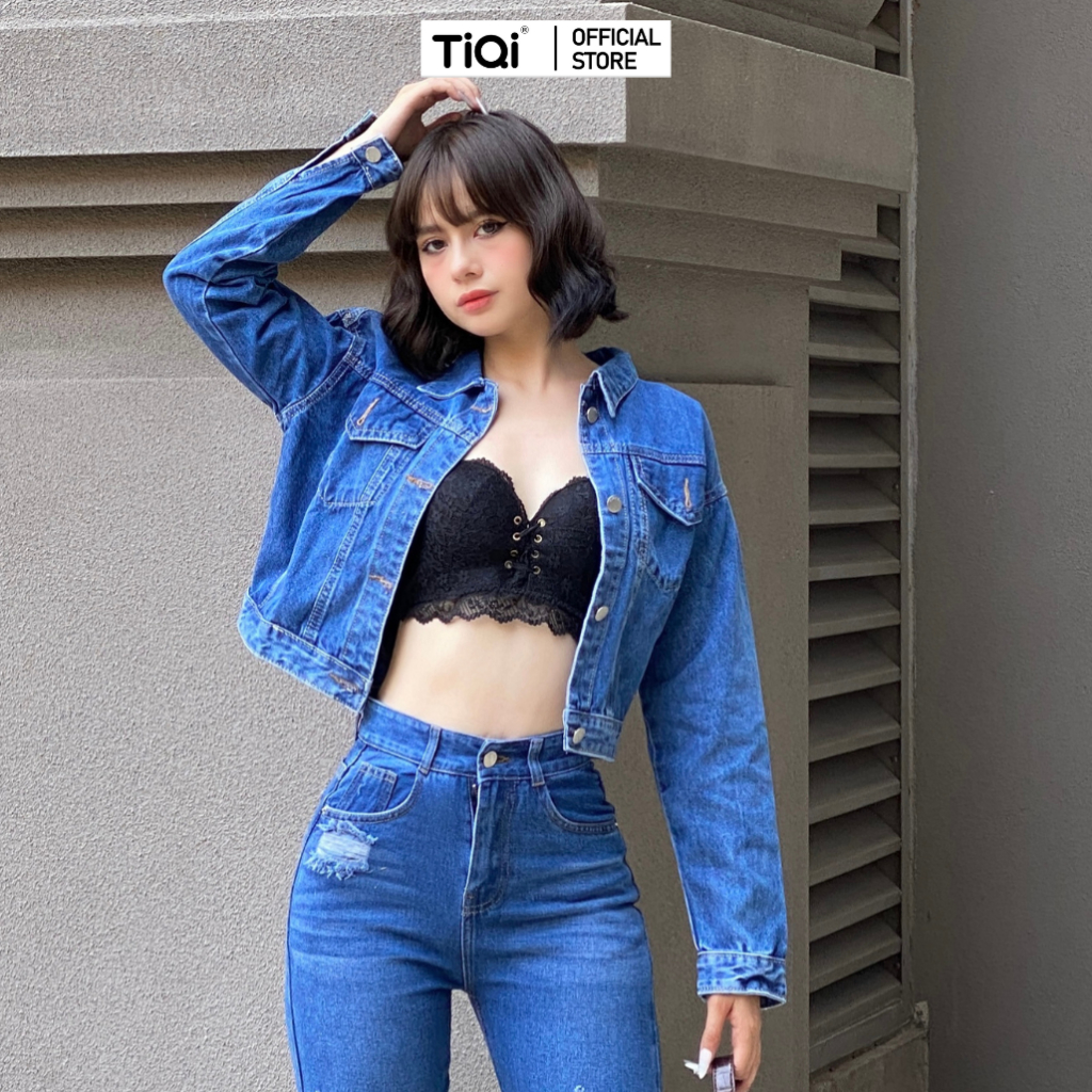 Áo khoác jean Nữ nhiều màu TiQi Jeans K-801