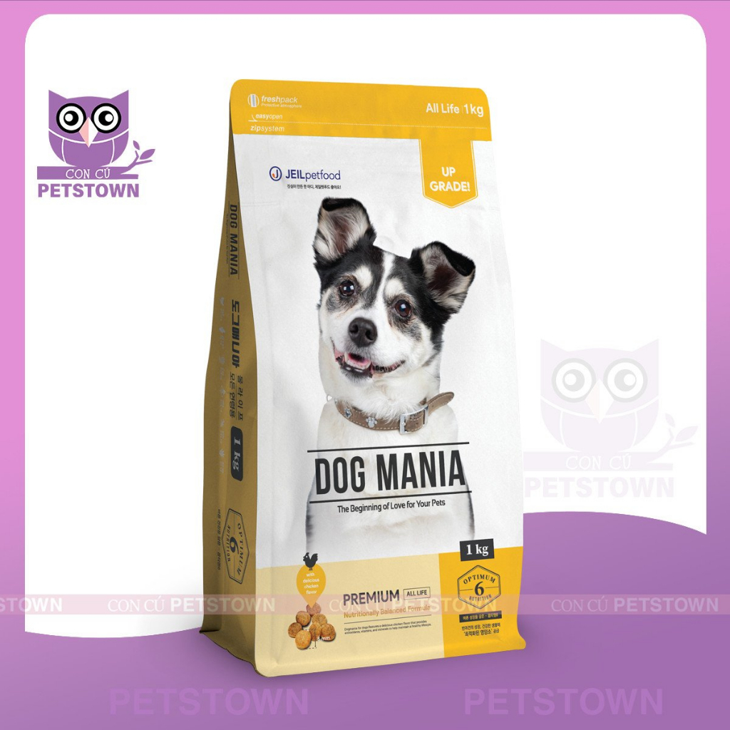 [2.4KG] DOG MANIA - Thức ăn hạt cho chó nhập khẩu Hàn Quốc
