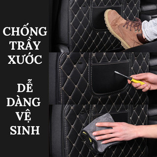 Đệm Lót Bảo Vệ Lưng Ghế Ô Tô – Chống Trầy Chống Bẩn Chân Đạp Vào Ghế