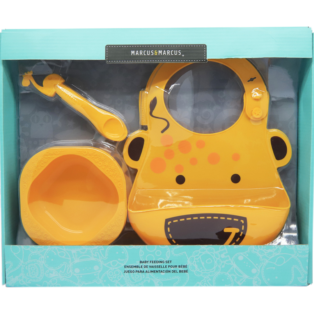 Ảnh Bộ Đồ Dùng Ăn Dặm Silicon Baby Marcus & Marcus Cho Bé Từ 6 Tháng 1