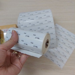 Tem ghi giá sản phẩm, cuộn 2020 tem dán ghi giá siêu tiết kiệm, kích thước 25x15mm