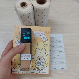 Tem ghi giá sản phẩm, cuộn 2020 tem dán ghi giá siêu tiết kiệm, kích thước 25x15mm