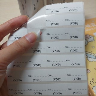 Tem ghi giá sản phẩm, cuộn 2020 tem dán ghi giá siêu tiết kiệm, kích thước 25x15mm