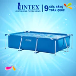 Bể bơi khung kim loại chữ nhật INTEX chính hãng, nhiều kích thước — ảnh 1