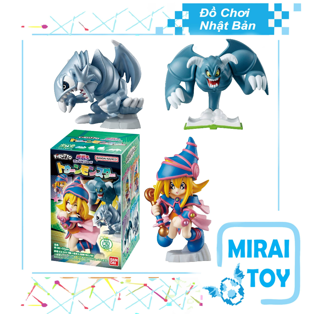 Blink Box Mô hình Yu-Gi-Oh Chibi Dark Magician Rồng trắng mắt xanh Toon ...