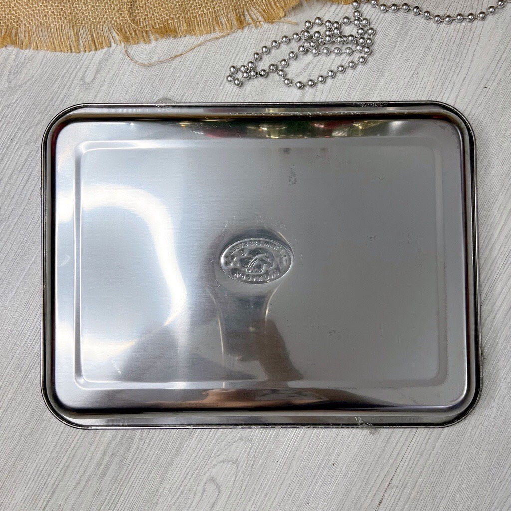 Khay inox chữ nhật -Khay - mâm inox chữ nhật sâu đủ size nhỏ đến lớn vừa