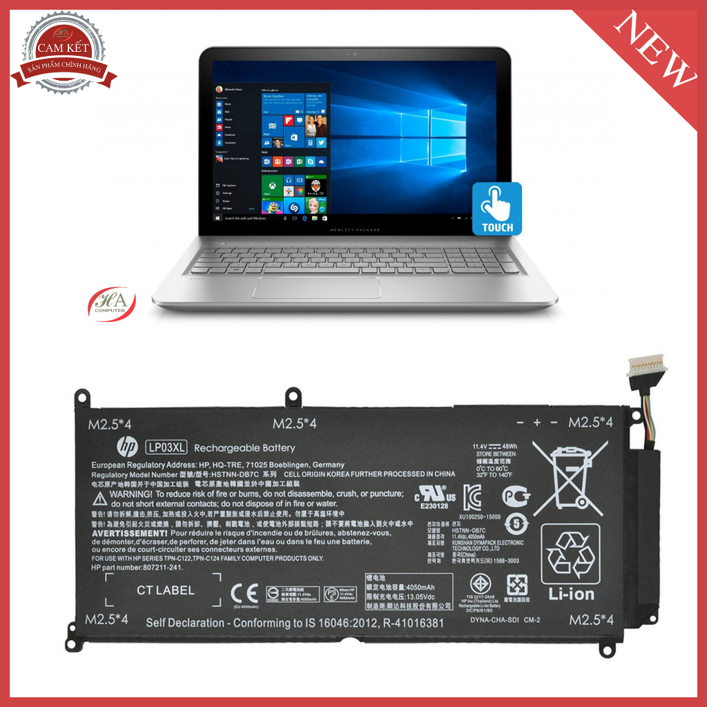 Pin Hp Envy 15 Ae100 15t Ae100 15 Ae1xx 15 Ae101la 15 Ae103la 15 Ae103ne Shopee Việt Nam 0637