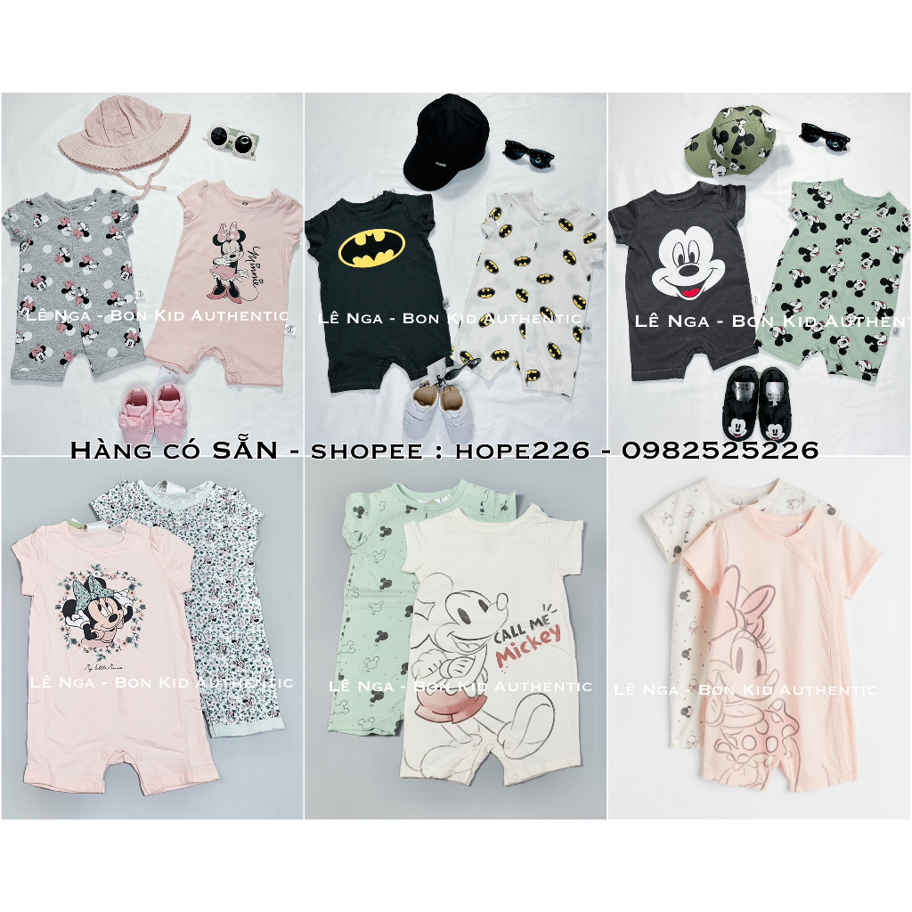 Set 2 romper s n sale HM UK US CHINA JP chinh hang sz t sz 1 2m n 2 3y C K L U Y Shopee Vi t Nam